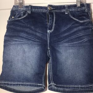 denim shorts